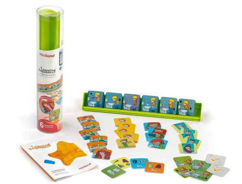 Jogo miniland learning hegiene habits , Miniland , 68515 , 8413082319687